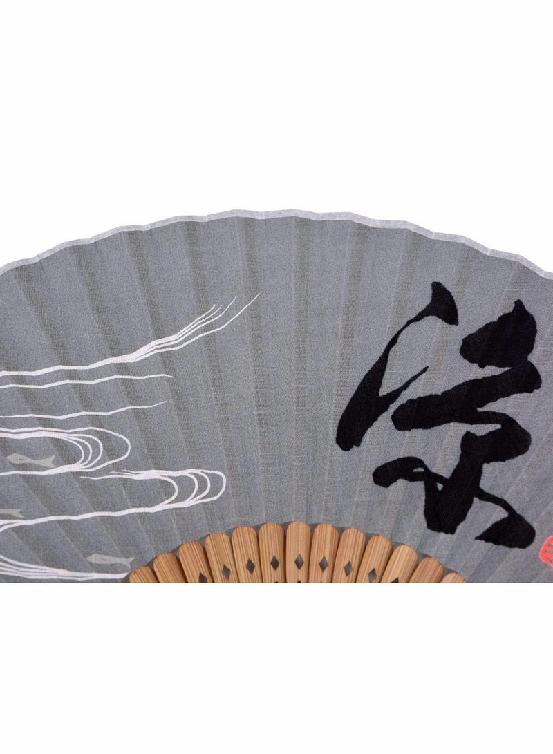 Loquat Folding Hand FanSmall Handheld Fans for Chinese Japanese Vintage Bamboo Silk - Image 3