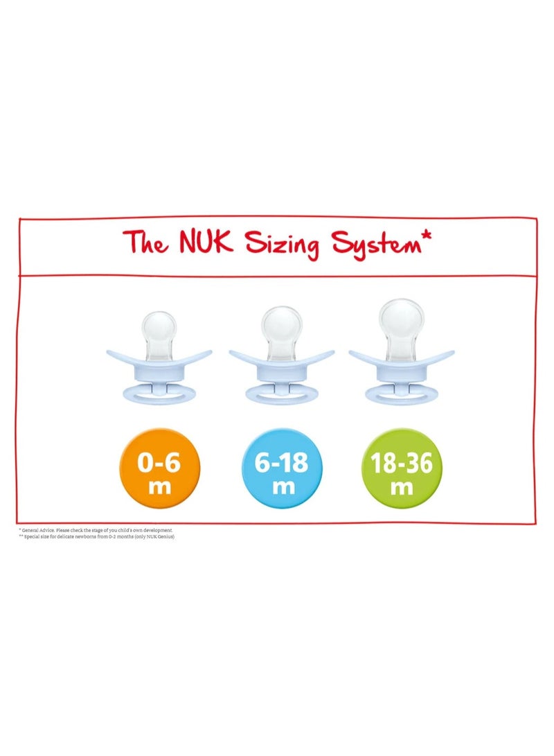 NUK Space Orthodontic Silicone Soother Disney Mickey Mouse Pack Of 2 - Image 4