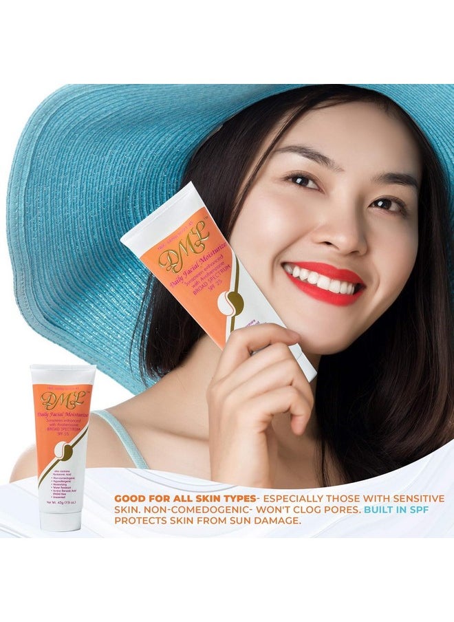 دي أم أل مرطب الوجه بمعامل حماية من الشمس SPF 25، 1.50 أونصة (عبوة من قطعتين)  - Image 2