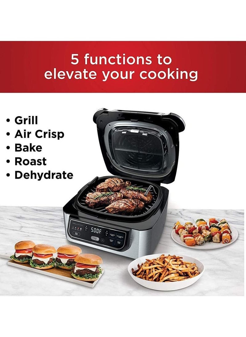 Ninja - 5 in 1 Foodi Countertop Grill with 4 Quart Air Fryer AG301UK 5.7L - Image 1