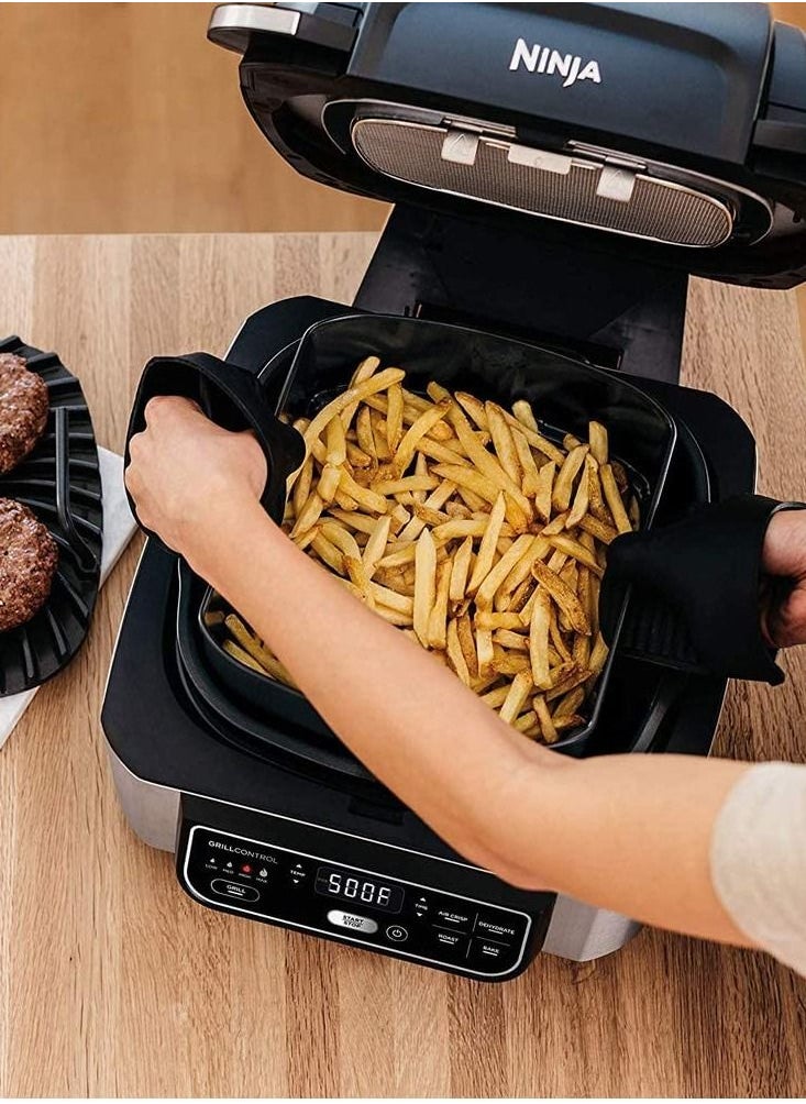 Ninja - 5 in 1 Foodi Countertop Grill with 4 Quart Air Fryer AG301UK 5.7L - Image 1
