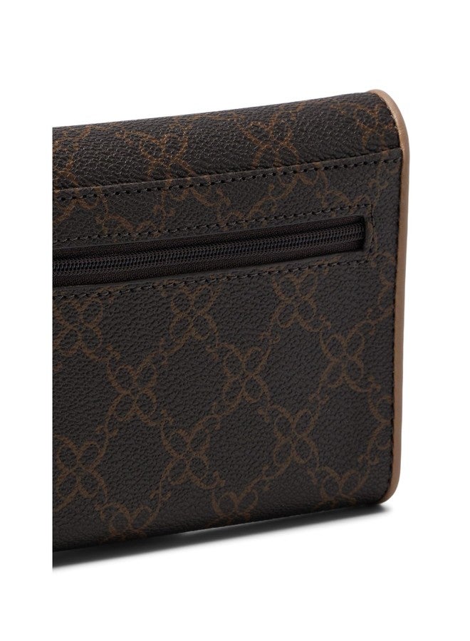 ناين ويست، نسائي، زوري صغير بنقشة مربعات، شعار بني/لاتيه، متوسط - Image 2