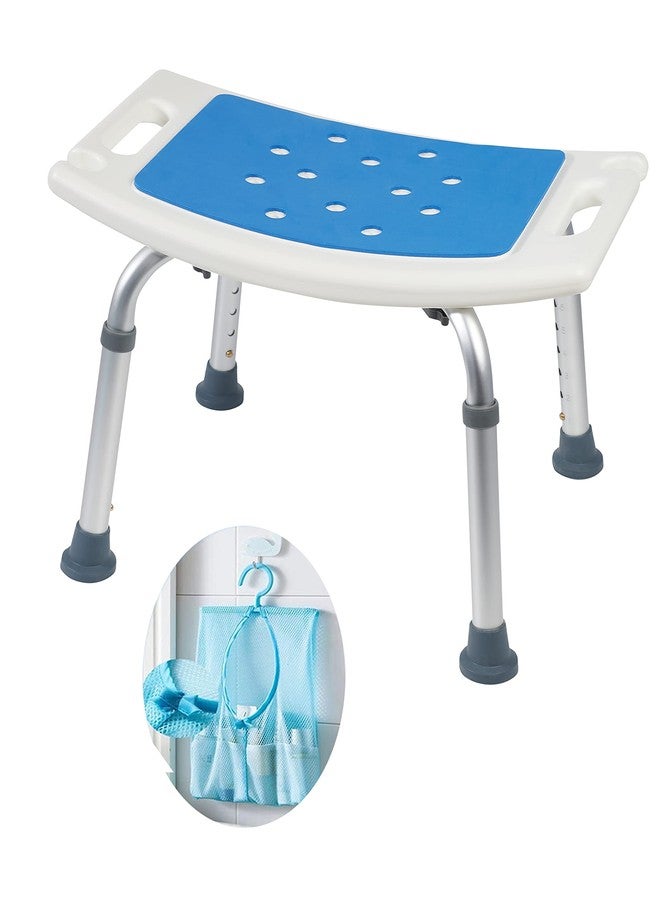 Medokare Shower Seat for Inside Shower - Bath Stool, Medical Shower Chairs for Seniors, Elderly, Handicap & Disabled - Adjustable Support Shower Bench w/Handles for Bathtub - Image 1