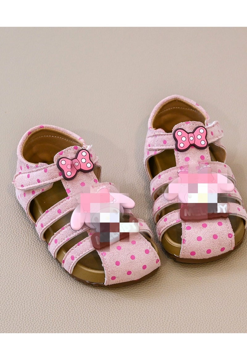 Children's Cartoon Soft soled Anti Slip Princess Sandals - Image 1