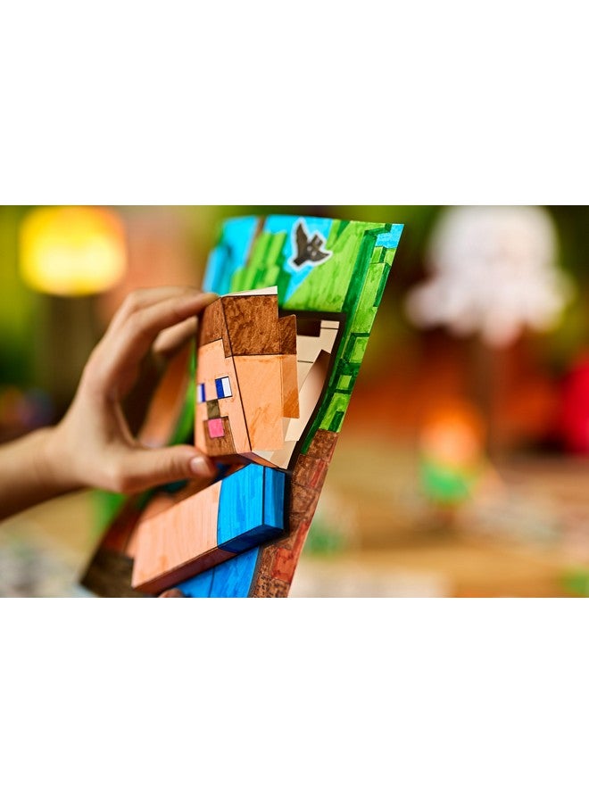 Crayola مجموعة فنون كرايولا ماينكرافت 3D للأطفال، بديل كتاب التلوين، هدية للأولاد والبنات، أعمار 6 سنوات فما فوق - Image 4