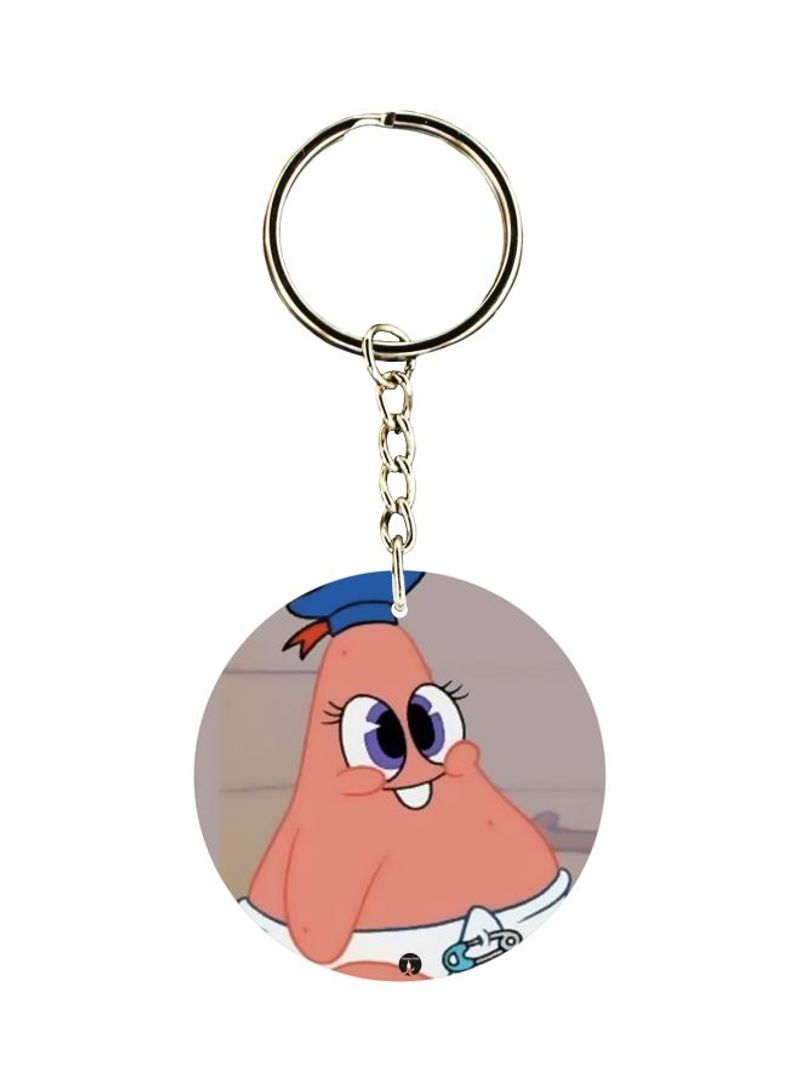RKN Double Sided Cartoon Character Printed Keychain