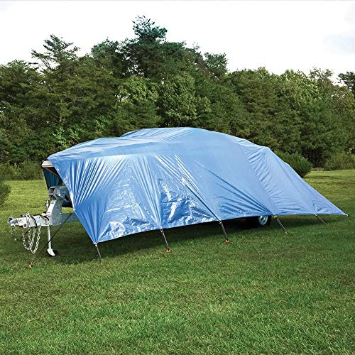 Vortex (1-Pack) 10" Spiral Ground Anchors, Steel Screw In with Folding Ring, 275 lb Pull Force, Orange ANCFR10-ORG-A - Image 3