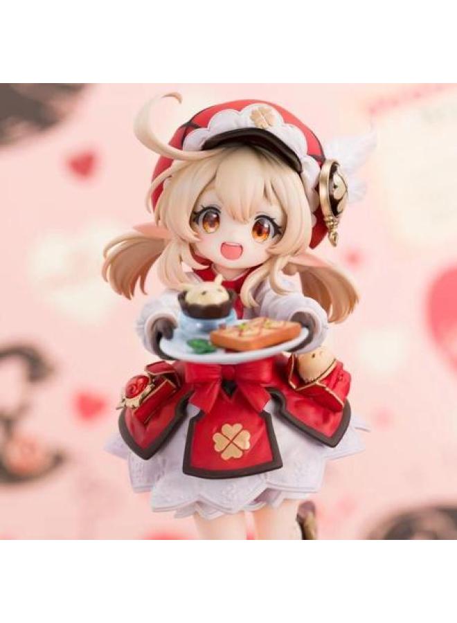 Desktop Chassis Ornaments Secondary Yuan Original God Hand Dessert Kali Spark Knight Game Peripheral Model Doll-Color:Hequan Yarn Mist [height About 22cm] Bagged