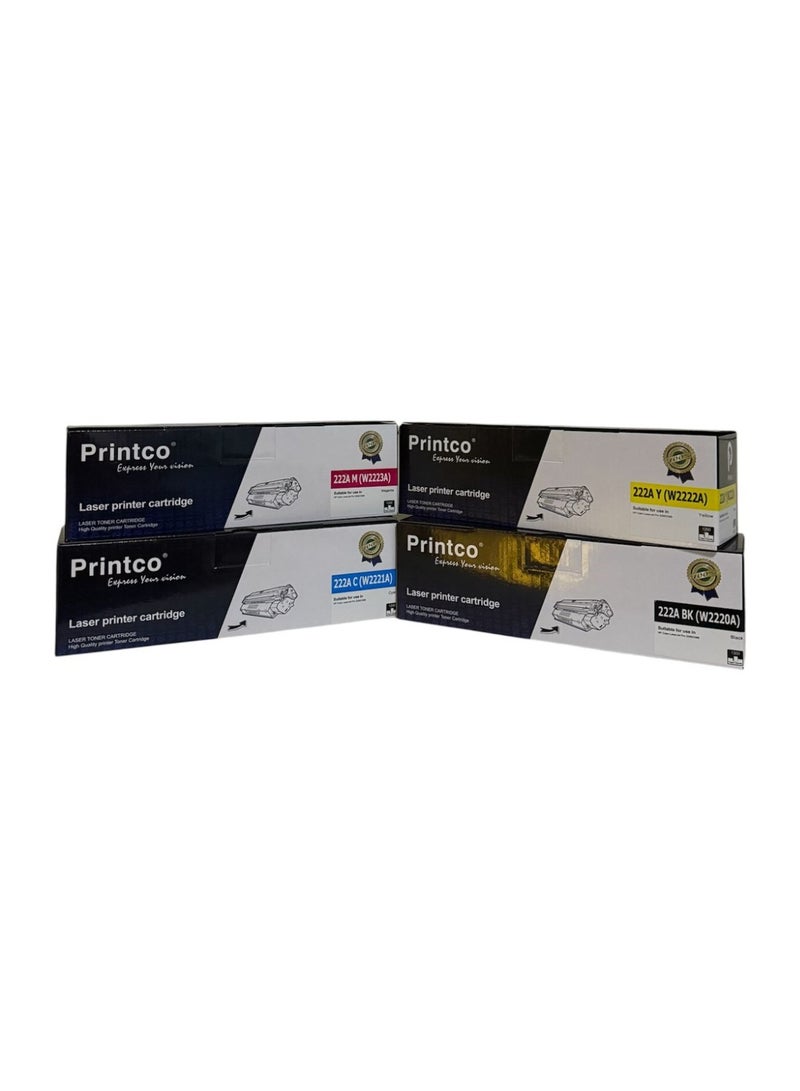 برينتكو 5001 PRINTCO 222A مجموعة ألوان كاملة - Image 5