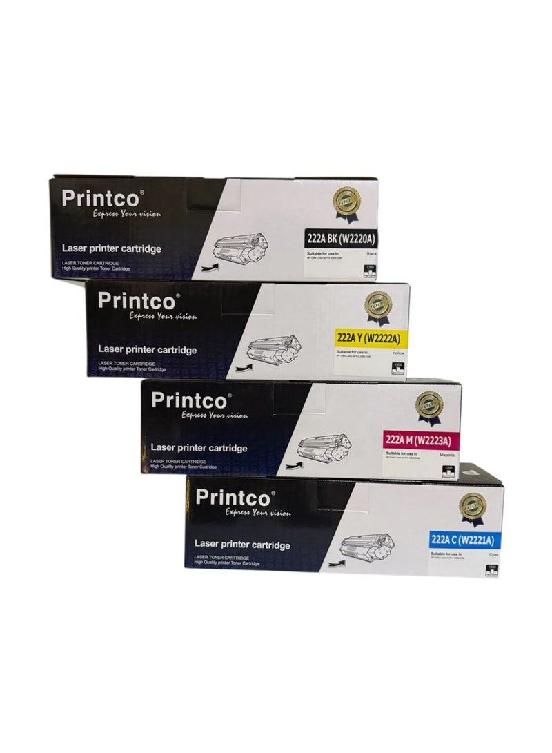 برينتكو 5001 PRINTCO 222A مجموعة ألوان كاملة - Image 1