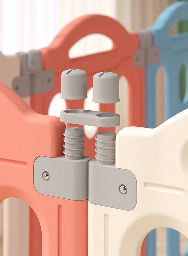 جساي تويز في الأماكن المغلقة متعددة الوظائف سلامة البلاستيك قابلة للطي لعبة طفل مع كرة السلة حلقة السور - Image 4