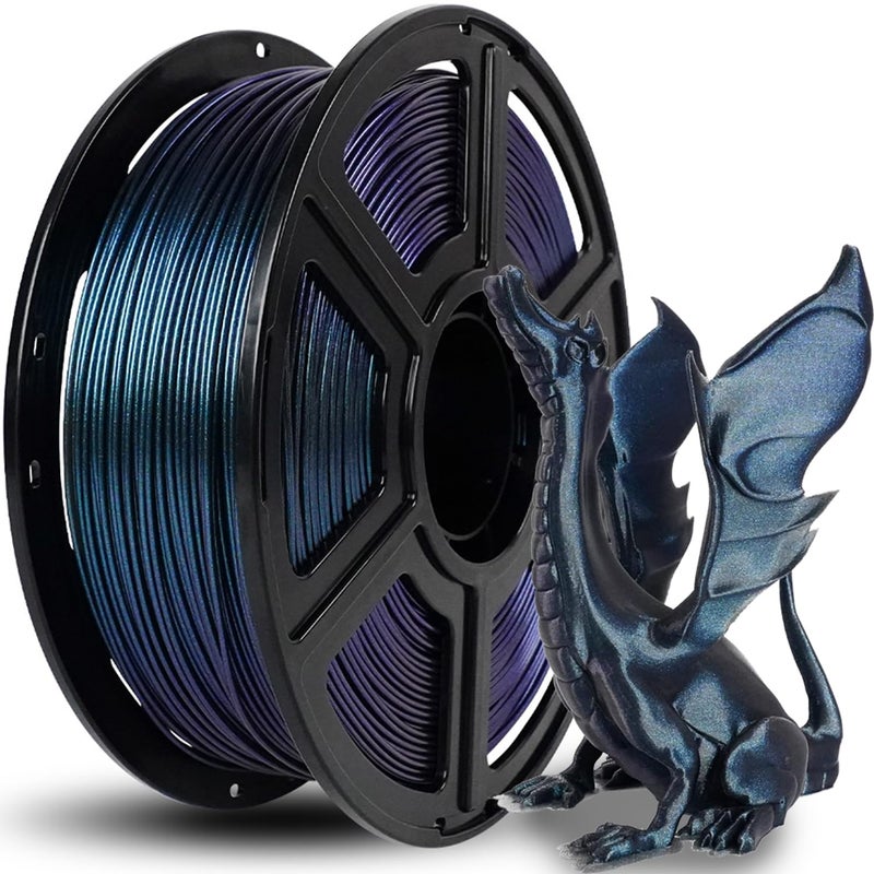 FLASHFORGE PETG Filament 1.75mm, Chameleon Color Shift 3D Printer Filament, Changes Color with Light and Angles, 1KG Spool (2.2lbs), Dimensional AccuracyÂ±0.02 mm, Premium PETG Filament(Burnt Titanium) - Image 1