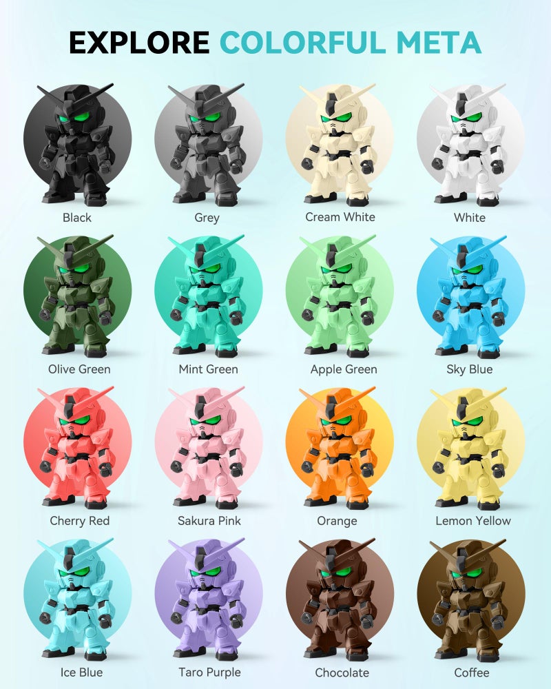 SUNLU High Speed PLA Meta Filament, 1KG PLA 3D Printer Filament 1.75mm, Tougher Neatly Wound 3D Filament, Dimensional Accuracy +/- 0.02 mm, Fits for Most FDM 3D Printers, 1KG Spool(2.2lbs), Black - Image 5