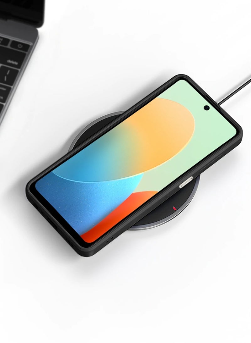 Techie Stylish TPU Silicone Back Cover Case for Tecno Spark 20C / Tecno Spark Go 2024 – Slim Fit Design, Smooth and Soft – Black - Image 4