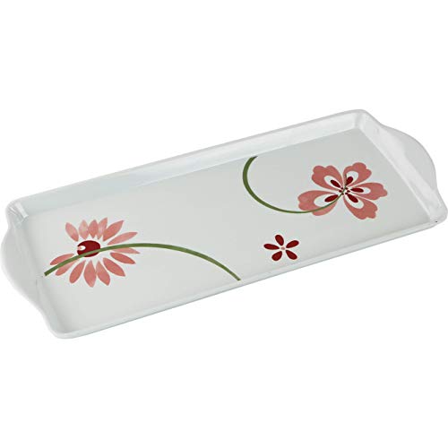 Corelle Coordinates by Reston Lloyd Melamine Tidbit Serving Tray  Pretty Pink - Image 2