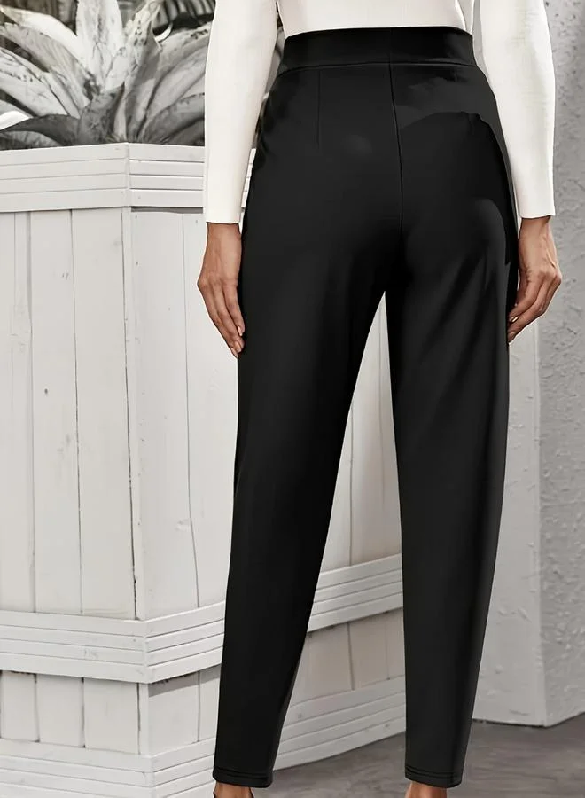 Take Two Solid Pocket Detail Ankle Length Skinny Pants