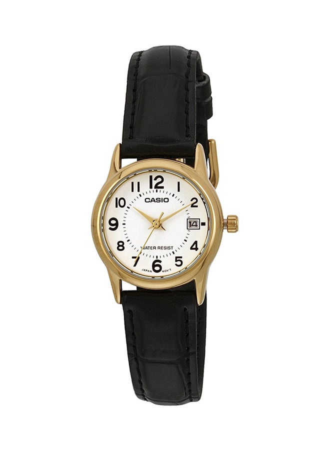 CASIO Women Water Resistant Analog Watch LTP-V002GL-7B - 31 mm - Black - Image 1