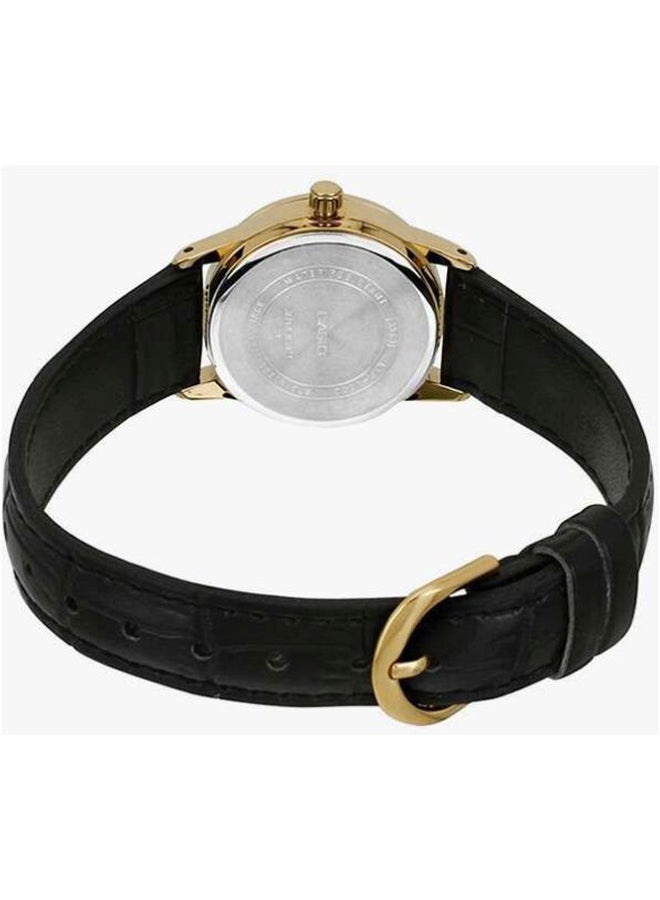 CASIO Women Water Resistant Analog Watch LTP-V002GL-7B - 31 mm - Black - Image 2