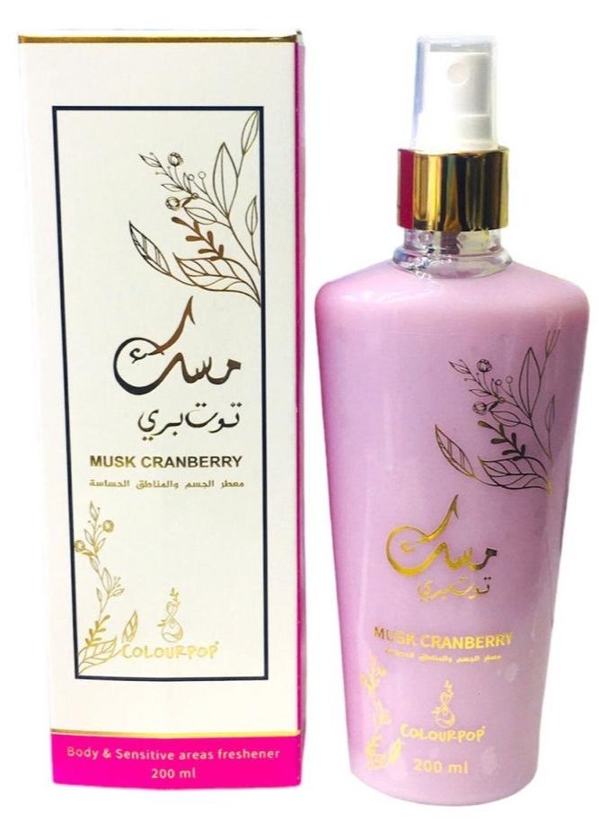 COLOURPOP Musk Cranberry For Body And Sensitive Areas Freshener 200 ml 