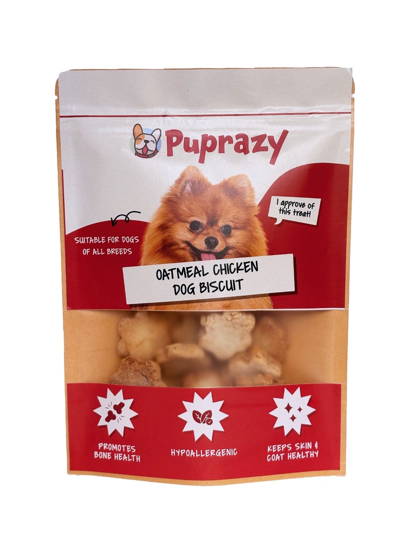PUPRAZY Chicken Oatmeal Biscuit - Image 1
