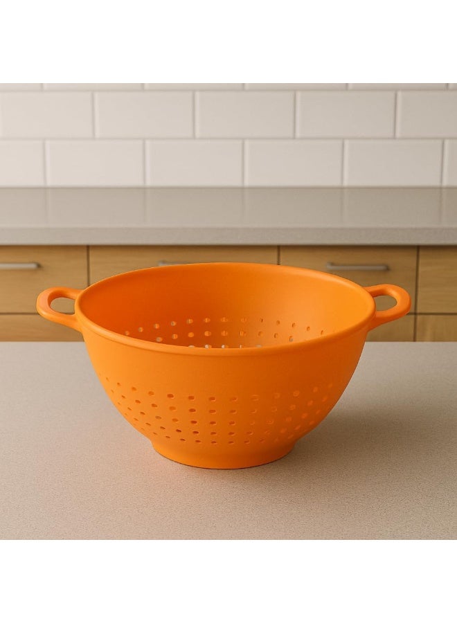 BS B&S Plastic Colander 5L with Handle | Large Kitchen Strainer Bowl | BPA-Free Food-Grade Material | Ideal for Washing Vegetables, Fruits, Pasta | Durable & Easy to Clean Kitchen Accessory - Image 2