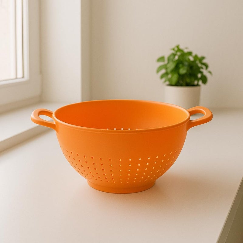BS B&S Plastic Colander 5L with Handle | Large Kitchen Strainer Bowl | BPA-Free Food-Grade Material | Ideal for Washing Vegetables, Fruits, Pasta | Durable & Easy to Clean Kitchen Accessory - Image 5