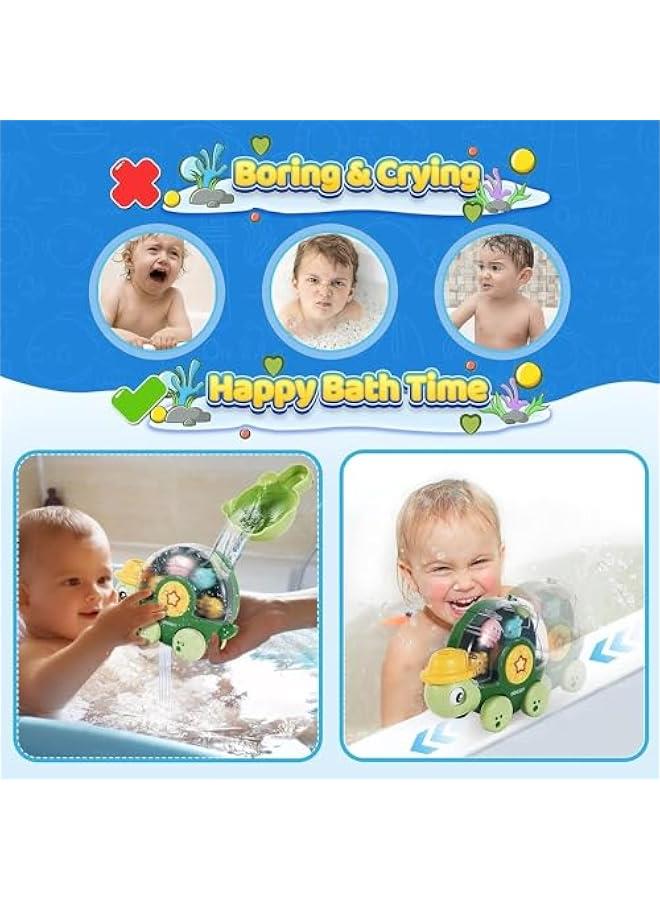 HOOKOR Baby Bath Toys for Toddlers 1 2 3,Water Toys for 1-3 Years Old Boys Girls Gifts Pool Toys for Toddlers 1-3 Bathtub Toys for Babies 6-18 Months Swim Toys Birthday Prime Gifts for Boy Girl - Image 3