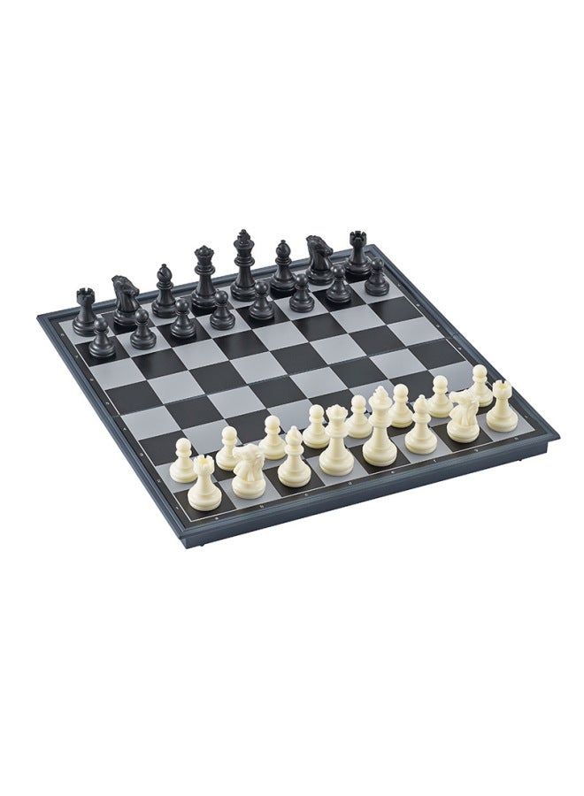 Ub Aia Chess Magnetic Black And White Chessmen Folding Chessboard Children Students Training Chess For Compeive Games - Image 4
