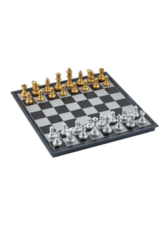 Ub Aia Chess Magnetic Black And White Chessmen Folding Chessboard Children Students Training Chess For Compeive Games - Image 1