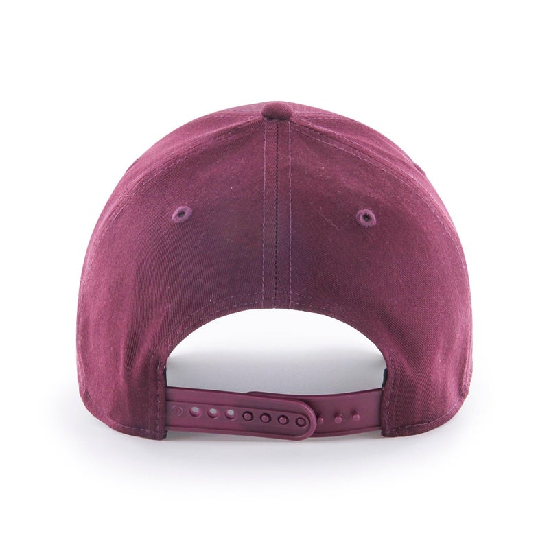 47 Brand MLB New York Yankees Raised Basic Cap, Dark Maroon - Image 2