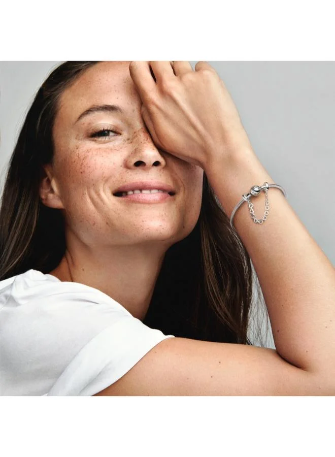 PANDORA  Sterling silver safety chain for Women | Best Price UAE