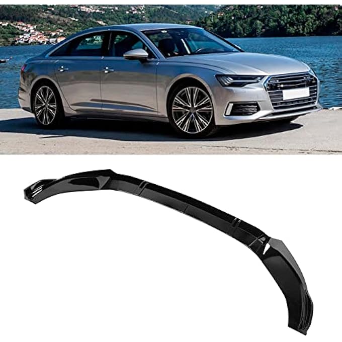 Brilluxa Bumper Lip 3-Stage ABS, Front Chin Spoiler, Compatible with C8, Vehicle Bumper Valance, Car Splitter Protector - Image 2