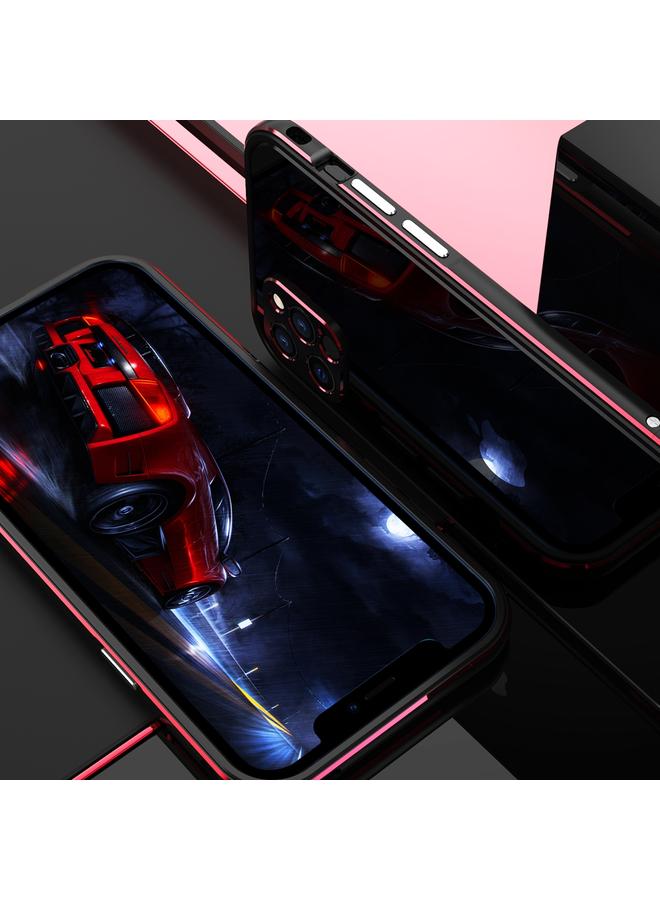 S-TOP Case For iPhone 12 Pro Aurora Series Lens Protector + Metal Frame Protective Case - Image 4
