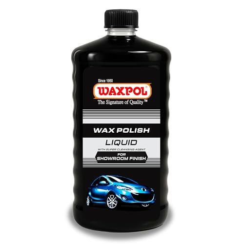 Waxpol Wax polish Showroom FInish Car & Bike Liquid Polish Cleaning Wax for High Gloss Finish, Dirt Removal & Paint Protection – 1L - Image 1