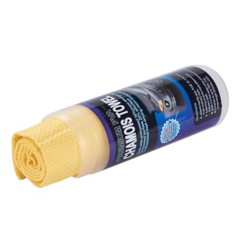 Automaze Dotted Premium PVA Chamois Cloth Super Absorbent for Dry & Wet Cleaning & Washing Vehicle, Household Usage Cloth (43 X 32 cm, 2 Pc) - Image 1