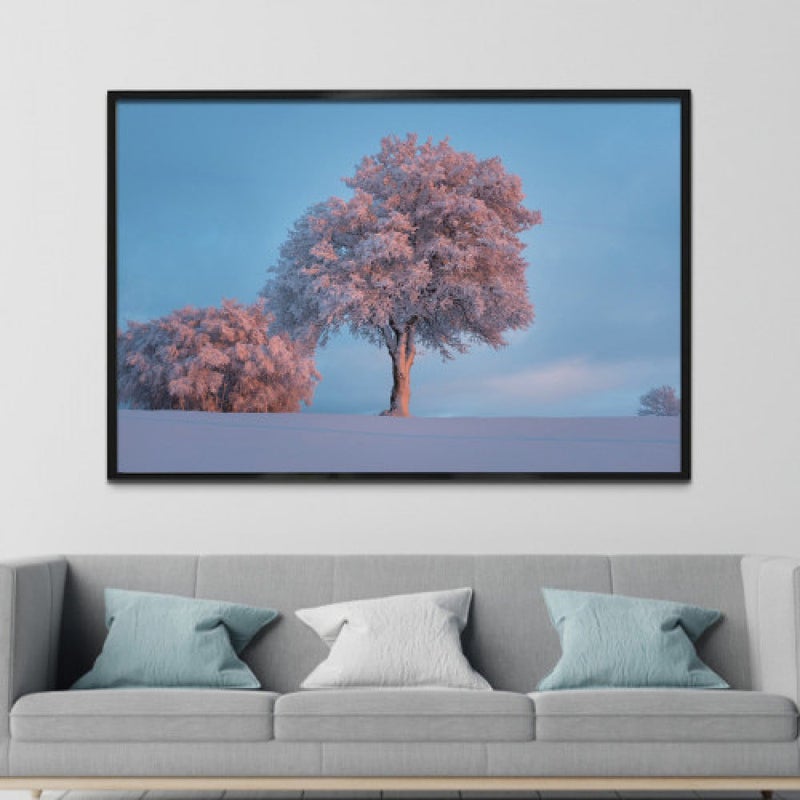 Marktna Modern design canvas painting with a hollow frame, measuring (90×60), one piece - Image 1