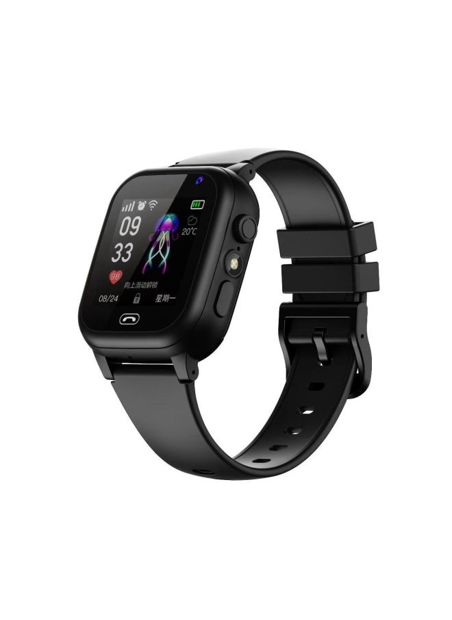 Generic English Q12 19 Multi-language Children's Phone Watch Smart Watch-Color:Q12b Specially Designed For 2g Multi-language Watermelon Peel Background Blue Powder  - Image 3