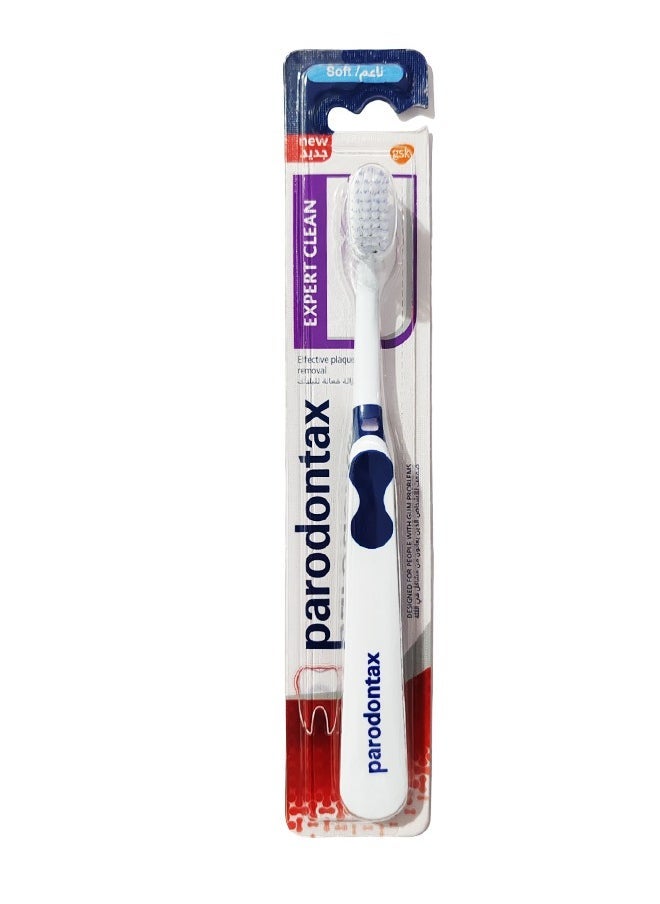 Parodontax فرشاة أسنان ناعمة متعددة الألوان من إكسبيرت كلين