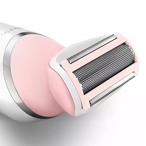PAI4LEISI BRL140 Replacement Head Compatible with Philips SatinShave Advanced Women's Electric Shaver BRL140 BRL130 Wet and Dry Ladyshave Replacement Foil and Blade Philips Trimmer Razor Foil and Cutter (Pink) - Image 1