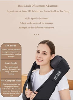 Prime by javaudan Back Neck Massager with Heat, Shiatsu Shoulder Massager with Electric Deep Tissue Kneading Massage, Pain Relief on Neck, Back, Shoulder, Waist, Leg, Calf - Use at Home, Car and Office  - Image 5