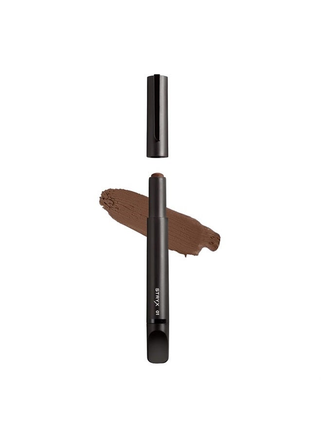 Stryx Concealer Pen Tool for Men, Dark Eclipse - Natural Pigments Hides Imperfections, Acne, Razor Burns, Scars, & Rosacea - Highly Adaptable Shades for Easy, Undetectable Coverage - All Skin Tones - Image 1