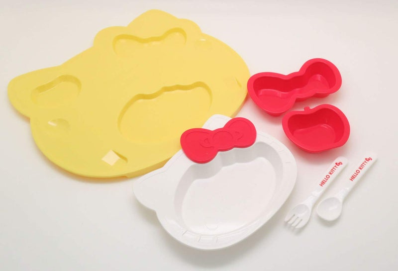 OSK Sanrio Hello Kitty Kid's Plate and Cutlery Set KP-18 - Image 4