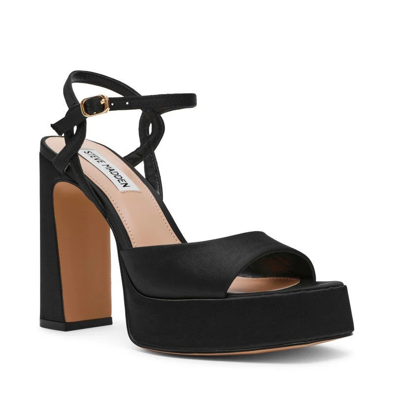 ستيف مادن Miliana Black Women's Sandals