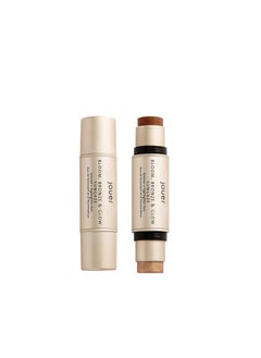 JOUER COSMETICS Bloom, Bronze & Glow Bronzer + Highlighter Duo Sungaze 