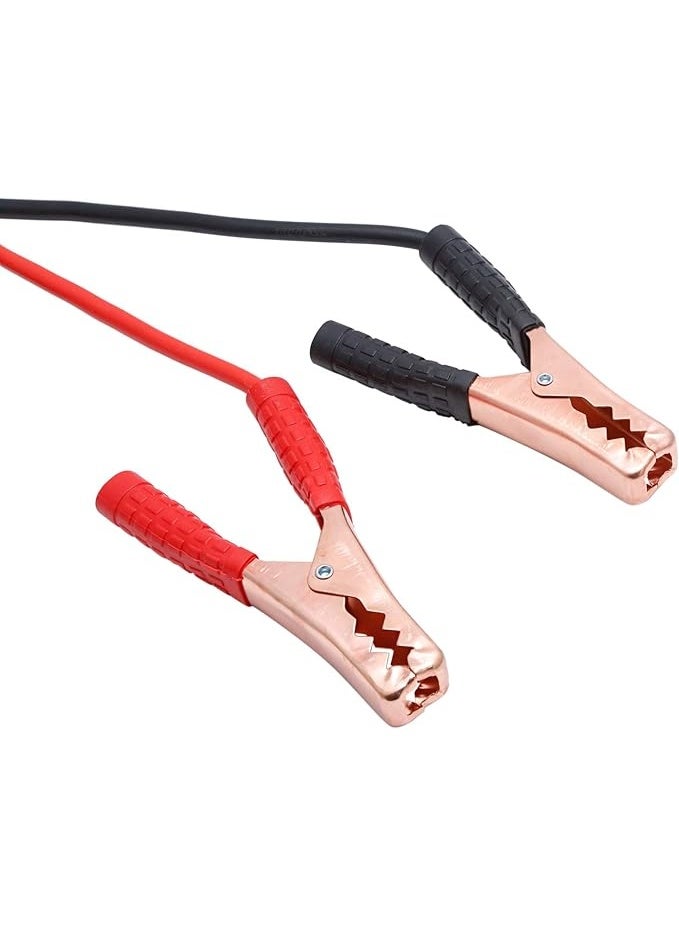Heavy Duty Battery Booster Cables - 200A Professional Jump Starter Leads - High-Conductivity Emergency Power Cables with Fully Insulated Clamps - Image 3