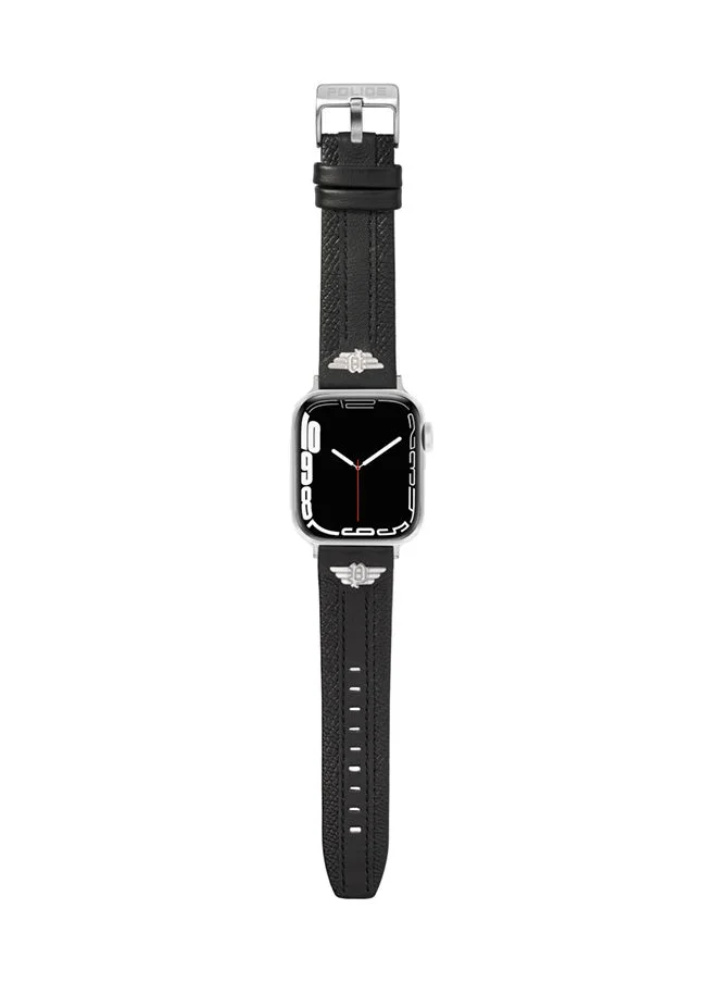 بوليس Wings Black Leather Watch Straps