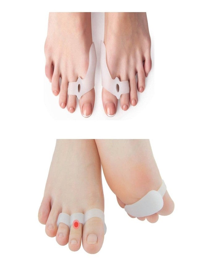 Lify Orthopedic Bunion Corrector and Bunion Relief Sleeve with Gel Bunion Pads Cushion Splint Bunion Protector for Men and Women - Bunion Guard (1 Pair) & Toe Stretcher (1 Pair) - Image 2