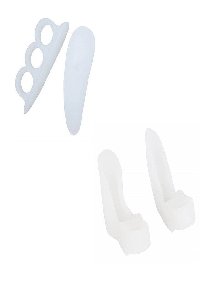 Lify Orthopedic Bunion Corrector and Bunion Relief Sleeve with Gel Bunion Pads Cushion Splint Bunion Protector for Men and Women - Bunion Guard (1 Pair) & Toe Stretcher (1 Pair) - Image 1