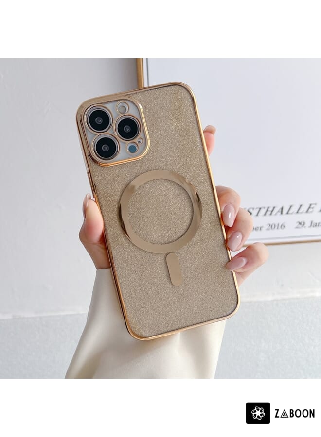 Zaboon Protective Case For iPhone 14 Plating Magsafe Glitter - Image 1