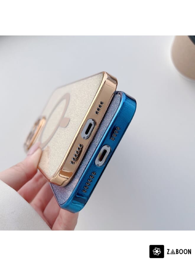 Zaboon Protective Case For iPhone 14 Plating Magsafe Glitter - Image 5